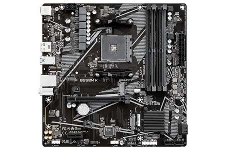 GIGABYTE B550M-K DDR4 HDMI-DP PCIE 4.0 AM4 mATX