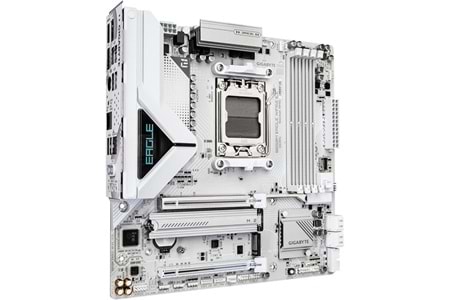 GIGABYTE B850M EAGLE WIFI6E ICE DDR5 HDMI-DP TYPEC PCIE 5.0 AM5 MATX BEYAZ