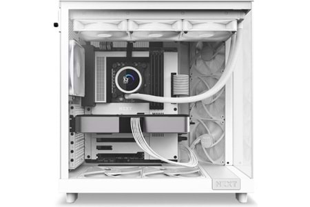 NZXT H6 FLOW CC-H61FW-01 GAMING MID-TOWER PC KASASI BEYAZ