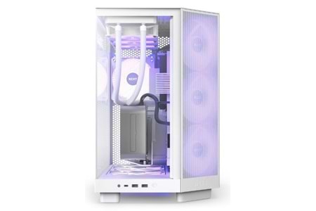 NZXT H6 FLOW CC-H61FW-R1 GAMING MID-TOWER PC KASASI BEYAZ