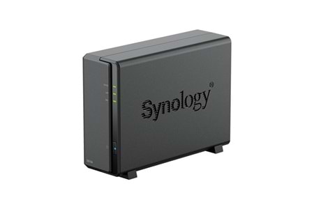 SYNOLOGY DS124 REALTEK QC- 1GB RAM- 1-diskli Nas Server (Disksiz) 