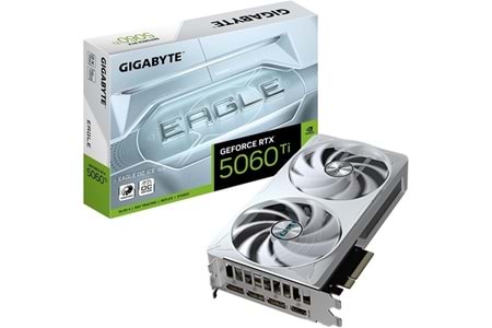 GIGABYTE 16GB RTX5060TI EAGLE OC ICE GV-N506TEAGLEOC ICE-16GD GDDR7 HDMI-DP PCIE 5.0 BEYAZ