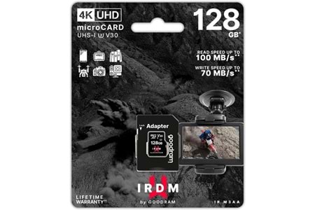 GOODRAM 128GB IRDM IR-M3AA-1280R12 MICRO-SD HAFIZA KARTI