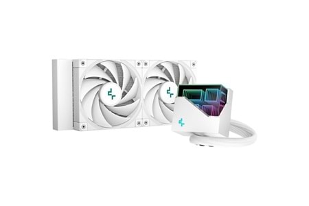 DEEPCOOL 240MM LT520-WH ARGB AM5-1700P SIVI SOĞUTMALI İŞLEMCİ FANI BEYAZ