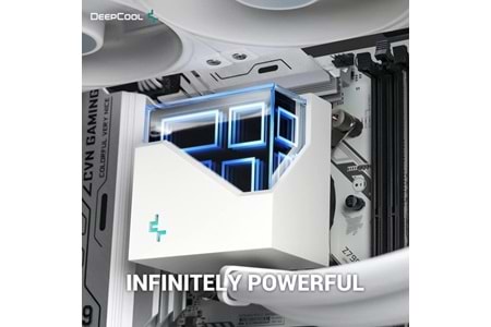 DEEPCOOL 240MM LT520-WH ARGB AM5-1700P SIVI SOĞUTMALI İŞLEMCİ FANI BEYAZ