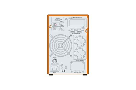 MAKELSAN 1KVA POWERPACK SE ONLINE 1/1F LCD EKRAN TOWER UPS 2x 12v 9amper 