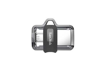 SANDISK 64GB Ultra Dual Drive M3.0 SDDD3-064G-G46 USB 3.0 BELLEK
