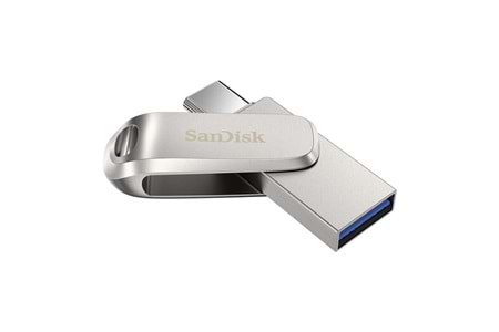 SANDISK 64GB Ultra Dual Drive Luxe SDDDC4-064G-G46 TYPE-C USB BELLEK