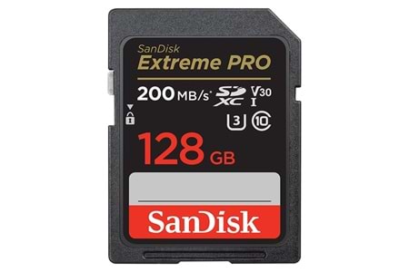SANDISK 128GB EXTREME PRO SDSDXXD-128G-GN4IN V30 SDXC HAFIZA KARTI