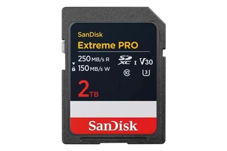SANDISK 2TB EXTREME PRO SDSDXXD-2T00-GN4IN V30 SDXC HAFIZA KARTI
