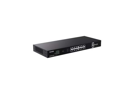 TENDA 16port 250w FULL PoE TEG1120P-16-250W GIGABIT 2X UPLINK-2X SFP Yönetilemez Switch