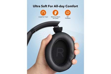 TAOTRONICS TT-BH1119 Aktif Gürültü Engelleyici Kulak Üstü Kulaklık