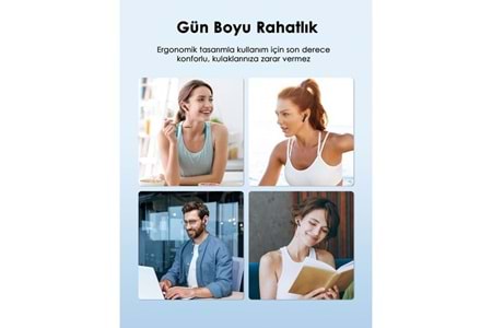 Taotronıcs TT-BH1122 Kablosuz Kulak İçi Kulaklık Siyah