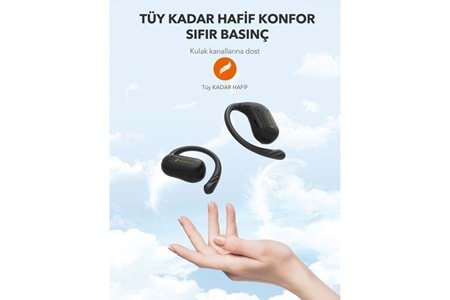 TAOTRONIC TT-BH1123 Kulakustu Bluetooth Kulaklık Siyah