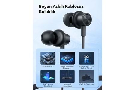 Taotronıcs TT-BH115 Surround-Ll Wireless Earbuds Siyah