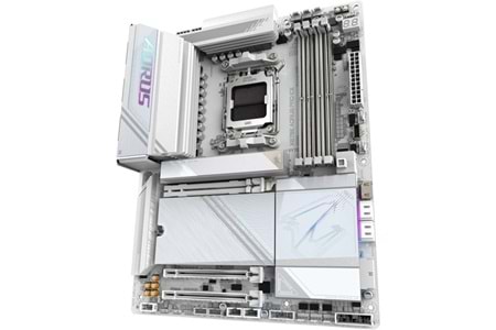 GIGABYTE X870E X870E AORUS PRO ICE WIFI7 DDR5 HDMI-DP TYPEC PCIE 5.0 AM5 ATX BEYAZ