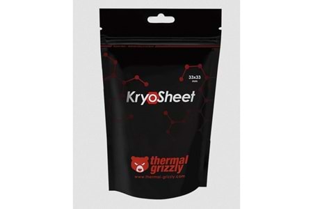 Thermal Grizzly KryoSheet TG-KS-33-33 33x33x0.2mm AM5 Uyumlu Termal PAD 