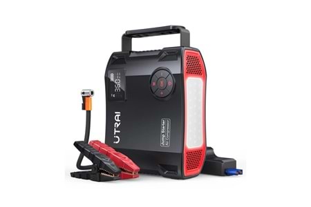 UTRAI Jstar JS5 24000mAh 2000A 4 in 1 Jump Starter Hava Kompresörlü Taşınabilir Akü Takviye Kiti (JS-5)