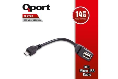 Qport Q-Otg1 Otg To Mıcro Usb Çevirici