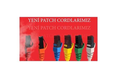 Erat Epc-250C6ulhy-02 2Mt Utp Cat6 Patch Cord Lsoh Sarı 4X2x24# 24 Awg 