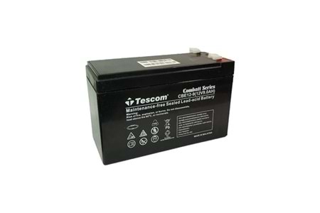 TESKOM 12V 9amper KURU TİP AKÜ
