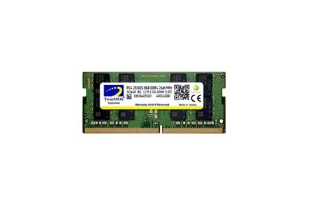  TWINMOS 8GB DDR4 2666MHz Notebook Ram MDD48GB2666N