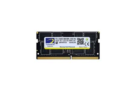 TWINMOS 8GB DDR4 3200Mhz NOTEBOOK RAM VALUE MDD48GB3200N