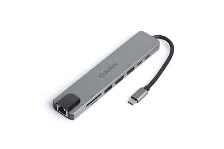 Dark Dk-Ac-U31x40 Type-C To Hdmı/Usb/Ethernet Çevirici Hub