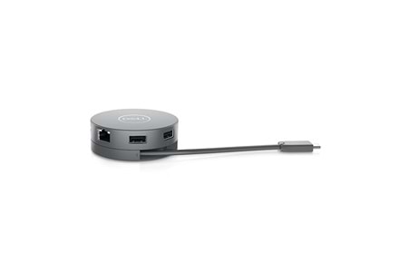 DELL DA310, 470-AEUP, 7si 1 Arada, Type-C TO VGA, HDMI, DP, 2xUSB 3.2, USB-C (Type-C), Gigabit Lan (RJ45) Çevirici Adaptör