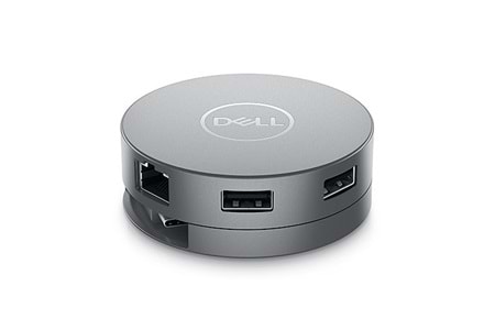 DELL DA310, 470-AEUP, 7si 1 Arada, Type-C TO VGA, HDMI, DP, 2xUSB 3.2, USB-C (Type-C), Gigabit Lan (RJ45) Çevirici Adaptör