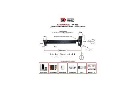 Trk 165 Kademeli Uzatma Ayağı 57-95Cm)