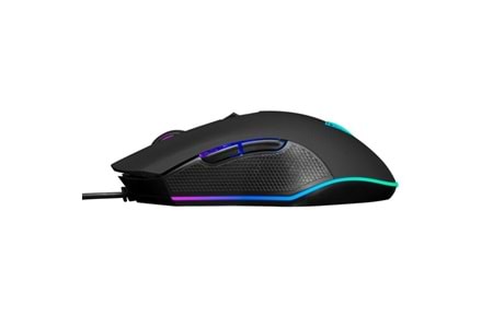 GAMDIAS AURA GS2, Çok Renkli Aydınlatma, USB Kablolu, 6 Tuşlu, Gaming Mouse, 3600DPI, Siyah	
