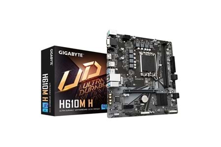 GIGABYTE H610M H DDR5 HDMI PCIe 16X v4.0 1700p mATX 