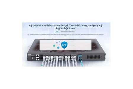 RUIJIE RG-CS86-20XS4VS2QXS-D 20-SFP+ 10GBE 4-SFP 10GBE 2-QSFP+ 40GBE LAYER3 YÖNETİLEBİLİR SWITCH