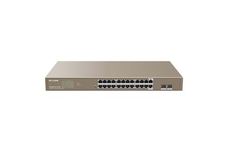 IP-COM 24port G3326P-24-410W Gigabit 2-SFP 410W Full PoE Cloud Yönetilebilir Rack Mount Swıtch