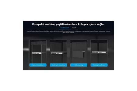 RUIJIE 48port RG-CS83-48GT4XS GIGABIT 4-SFP 10GBE YÖNETİLEBİLİR SWITCH