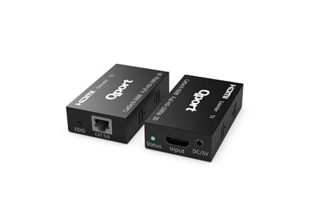 QPORT Q-HEX3 Cat5e/Cat6 60metre HDMI Extender