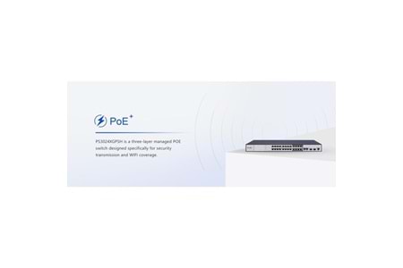 FOREDGE 24port POE PS3024XGPSH 16-GBE/8-2.5GBE 4-10GBE SFP 360W LAYER3 YÖNETİLEBİLİR SWITCH