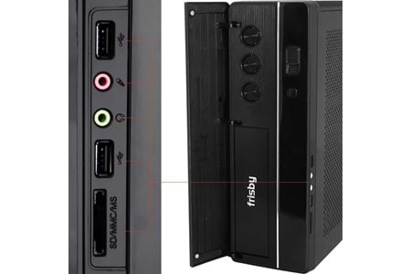 FRISBY 300W FC-S6020B STANDART SLIM ATX PC KASASI