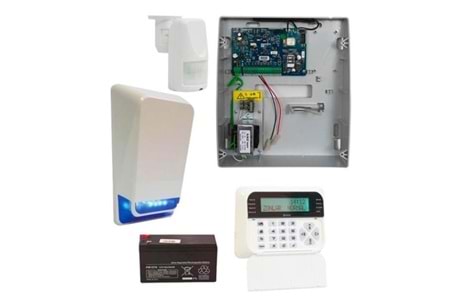 TEKNİM TSP-5324LCDA Kablolu Alarm Seti GSM/GPRS PARS AKÜ DAHİL