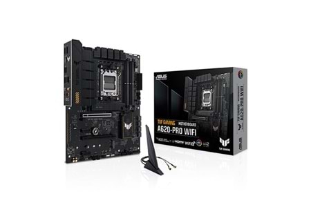 ASUS TUF GAMING A620-PRO WIFI-6 DDR5 HDMI-DP PCIE 4.0 AM5 ATX