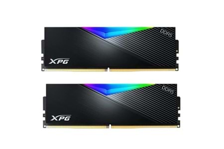XPG 32GB (2X 16GB) DDR5 6400MHZ CL30 DUAL KIT RGB PC RAM LANCER BLACK X5U6400C3216G-DCLARBK
