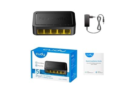 CUDY 5port FS105D 10/100 Yönetilemez Switch