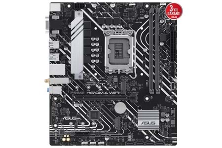 ASUS PRIME H610M-A WIFI DDR5 HDMI DP PCIe 16X v4.0 1700p mATX	