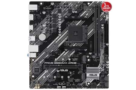 ASUS PRIME B550M-K ARGB DDR4 M2 PCIe NVME HDMI DVI PCIe 16X v4.0 AM4 mATX	