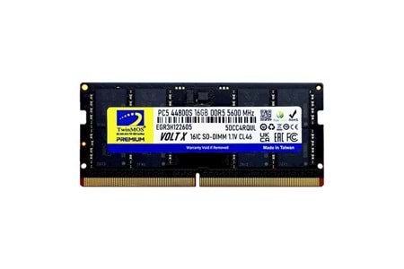 TWINMOS 16GB DDR5 5600MHZ CL46 NOTEBOOK RAM VOLTX TMD516GB5600S46