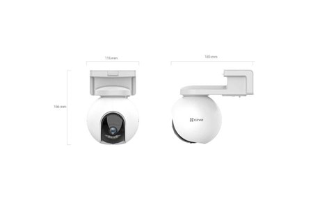 EZVIZ 4MP CS-HB8 4MM WiFi Bataryalı Hareketli IP Kamera