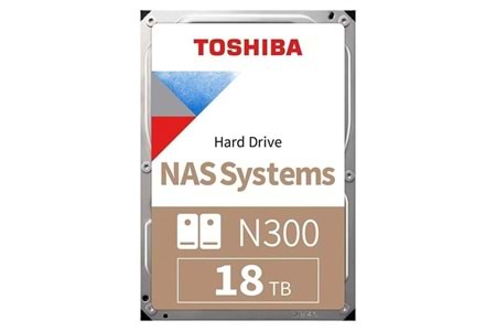 TOSHIBA 16TB N300 HDWG51GUZSVA 7200RPM 512MB SATA-3 NAS DİSKİ