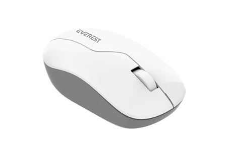 EVEREST SMW-973 USB Kablosuz 2.4Ghz Beyaz/Gri Mouse