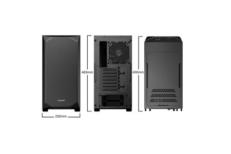 BEQUIET PURE BASE 500 BGW34 STANDART SESSIZ MID-TOWER PC KASASI